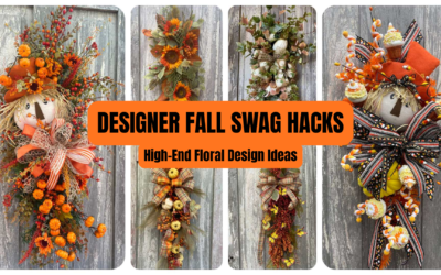 DIY Fall Swag Ideas | 6 High-End Designer Fall Swag Hacks