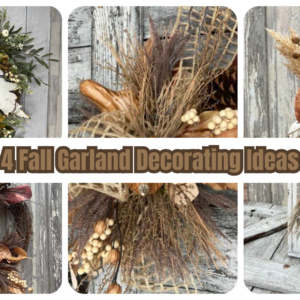 4 Fall Garland Decorating Ideas Wreaths • Arrangement • Lantern Swag