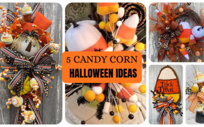 5 DIY Candy Corn Halloween Decor Ideas | Cute & Whimsical Projects