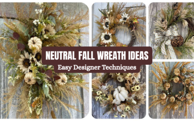 Neutral Fall Wreath Ideas | Beautiful DIY Autumn Wreath Inspiration