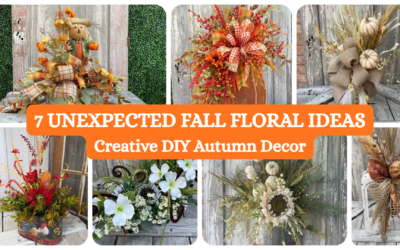 7 Creative Fall Floral Designs Using Unexpected Bases