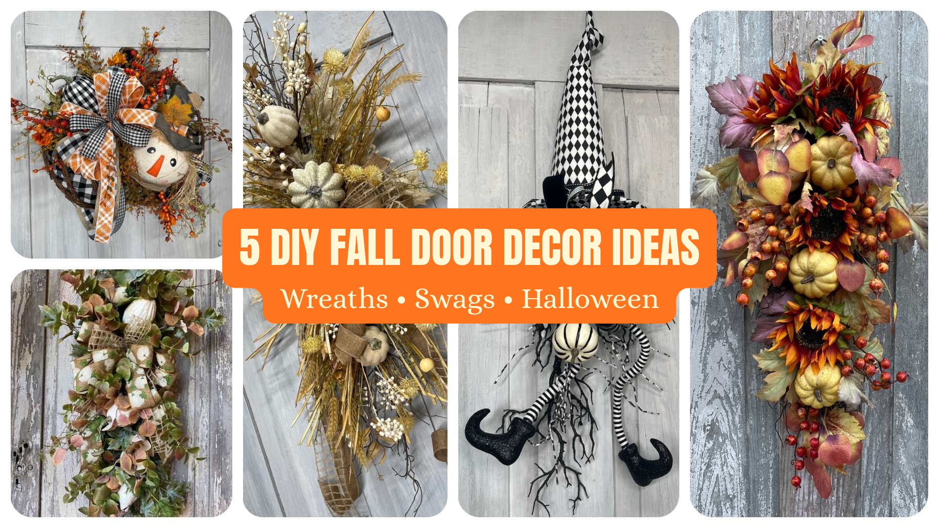 5 DIY FALL DOOR DECOR IDEAS