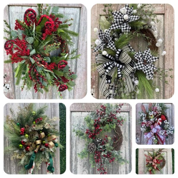 Christmas Grapevine Wreaths Compilation sq